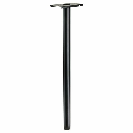 PERFECTPATIO Pacifica Basic In-Ground Steel Mailbox Post - Pewter PE3319125